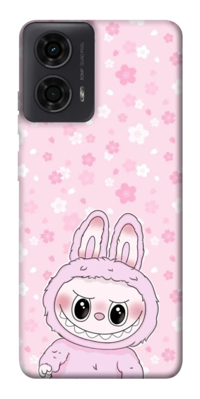 Чохол на Motorola Moto G24 Pink Labubu фото 1 з 1