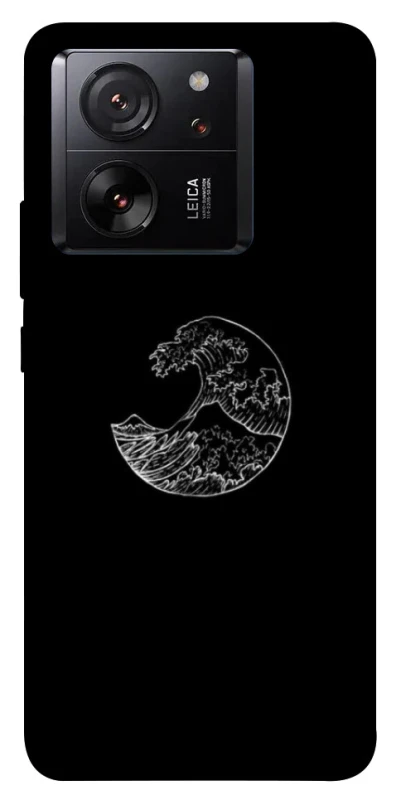 Чохол на Xiaomi 13T Pro Black tsunami фото 1 Чохол на Xiaomi 13T Pro Black tsunami фото 1 з 1