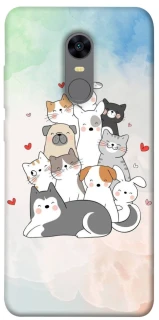 Чохол на Xiaomi Redmi 5 Plus / Redmi Note 5 (Single Camera) Funny Pets ver.2 фото 1 з 1