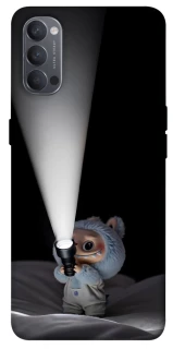 Чохол на Oppo Reno 4 Labubu with flashlight ver.3 фото 1 з 1