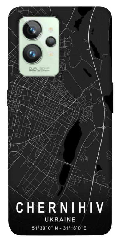 Чохол на Realme GT2 Chernihiv map фото 1 з 1