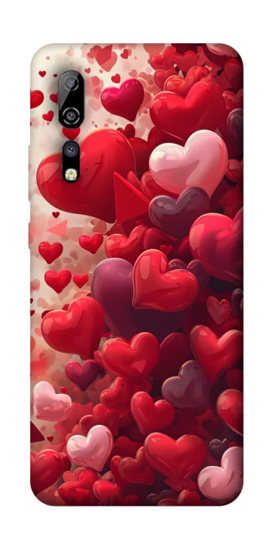 Чохол на ZTE Axon 10 Pro Many hearts фото 1 з 1