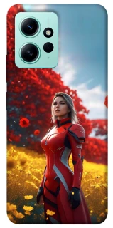 Чехол на Xiaomi Redmi Note 12 4G Cyber space girl ver.5 фото 1 из 1