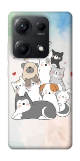 Чехол на Xiaomi Redmi Note 14S Funny Pets ver.2 фото 1 из 1