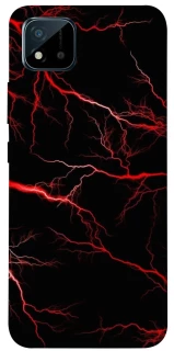 Чехол на Realme C20 Красная молния фото 1 из 1