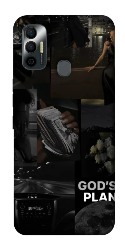 Чохол на TECNO Spark 7 God's plan фото 1 з 1