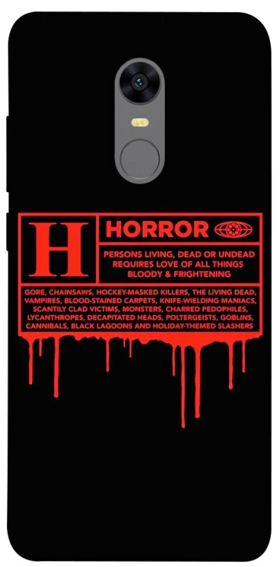 Чохол на Xiaomi Redmi 5 Plus / Redmi Note 5 (Single Camera) Horror Halloween фото 1 з 1