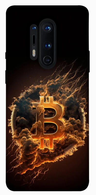 Чохол на OnePlus 8 Pro Smoky Bitcoin фото 1 з 1