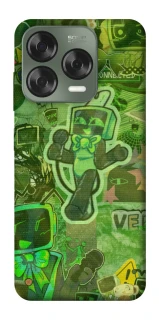 Чехол на ZTE Nubia V70 Design Dandysworld tv green theme фото 1 из 1