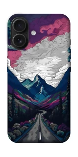 Чехол на Apple iPhone 16 Нарисованные горы фото 1 из 1