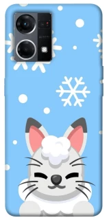Чохол на Oppo Reno 7 4G Adopt Me Snow Kitty Smile фото 1 з 1