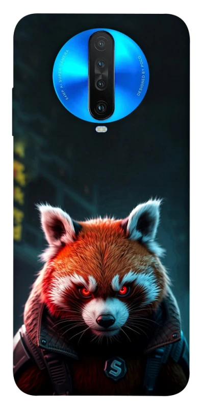 Чохол на Xiaomi Redmi K30 Cyber Red Panda фото 1 з 1