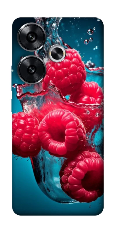 Чохол на Xiaomi Poco F6 Малинка у воді фото 1 з 1