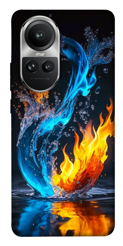 Чехол на Oppo Reno 10 Water And Fire фото 1 из 1