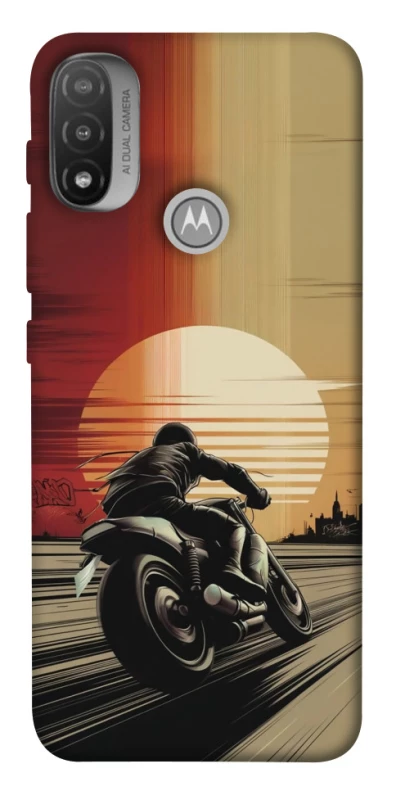 Чохол на Motorola Moto E20 Motorcycle фото 1 з 1