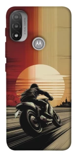 Чохол на Motorola Moto E20 Motorcycle фото 1 з 1