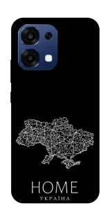 Чохол на Oppo A6 Pro 4G/5G Ukraine black map фото 1 з 2