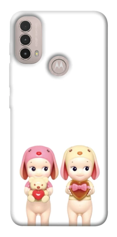 Чохол на Motorola Moto E40 Puppy Love Duo фото 1 з 1