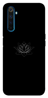 Чохол на Realme 6 Pro Black Lotus фото 1 з 1