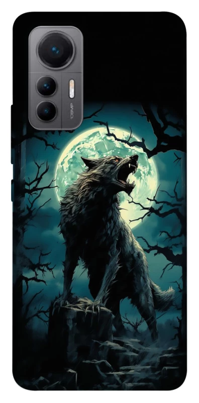 Чехол на Xiaomi 12 Lite Волк под луной фото 1 из 1