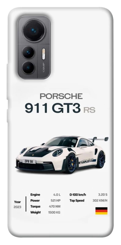 Чехол на Xiaomi 12 Lite Porsche 911 GT3 фото 1 из 1