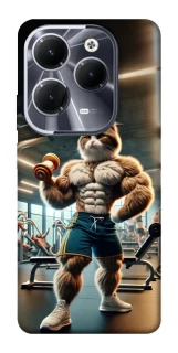 Чехол на Infinix Hot 40 Качок кот фото 1 из 1