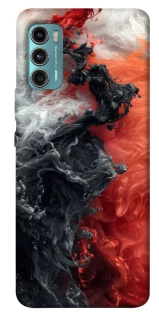 Чохол на Motorola Moto G60 Black and Red фото 1 з 1