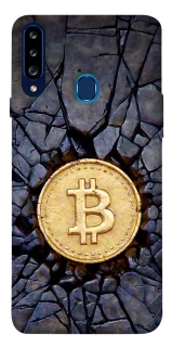 Чохол на Samsung Galaxy A20s Bitcoin cracks фото 1 з 1