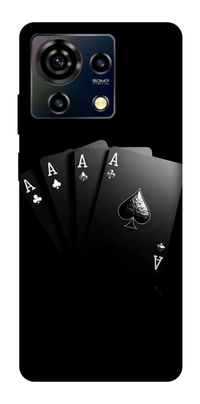 Чохол на ZTE Blade V50 Vita Black Cards фото 1 з 1