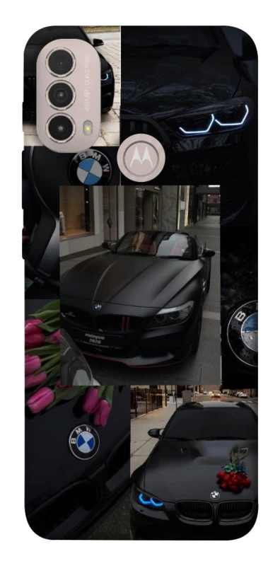 Чохол на Motorola Moto E40 BMW collage ver.4 фото 1 з 1