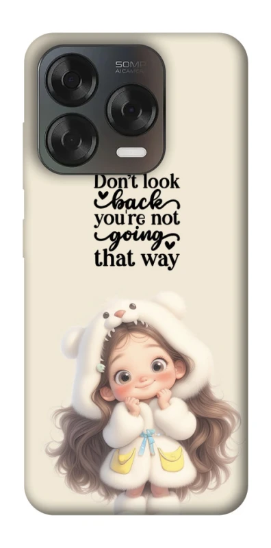 Чехол на ZTE Blade V70 Design Don't look back фото 1 из 2
