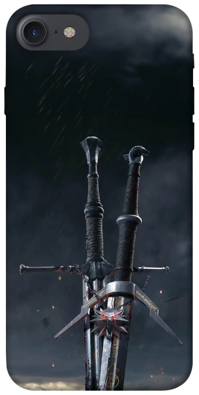 Чехол на Apple iPhone 7 / 8 (4.7") Мечи Ведьмака фото 1 из 1