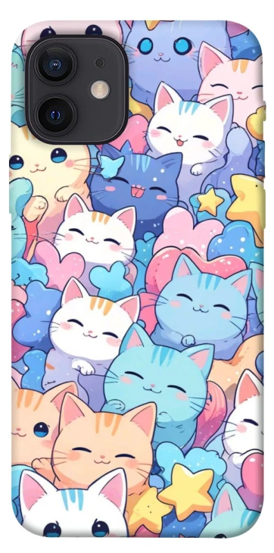 Чохол на Apple iPhone 12 (6.1") Funny Kittens ver.3 фото 1 з 1