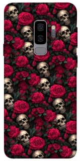 Чехол на Samsung Galaxy S9+ Черепа и розы фото 1 из 1