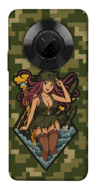 Чохол на Huawei Y9a Military Waifu фото 1 з 1