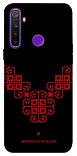 Чохол на Realme 5 Чорно-червона вишиванка фото 1 з 1