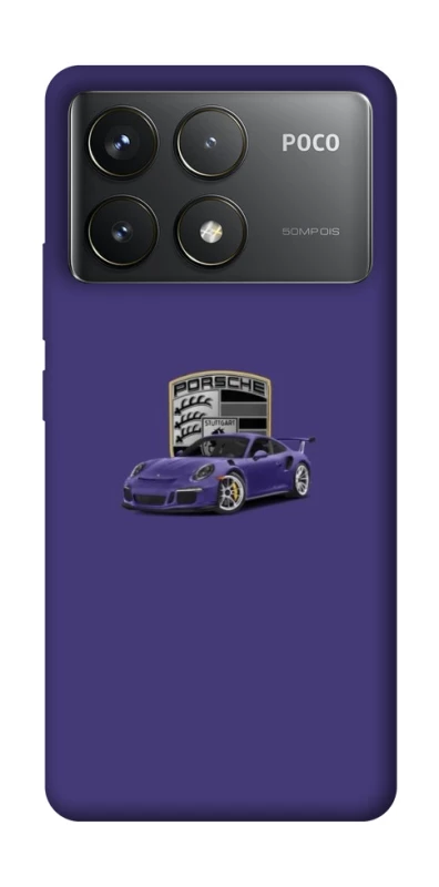 Чохол на Xiaomi Poco F6 Pro Porsche purple фото 1 з 1