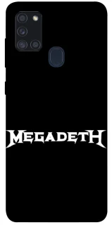 Чохол на Samsung Galaxy A21s Megadeth logo фото 1 Чохол на Samsung Galaxy A21s Megadeth logo фото 1 з 1