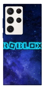 Чехол на Samsung Galaxy S23 Ultra Roblox Space Logo Blue фото 1 из 1
