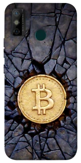 Чохол на TECNO Spark 6 Go Bitcoin cracks фото 1 з 1