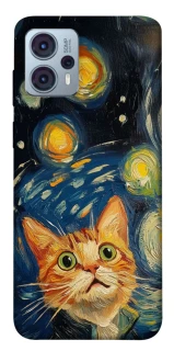 Чохол на Motorola Moto G23 paint cat фото 1 Чохол на Motorola Moto G23 paint cat фото 1 з 1