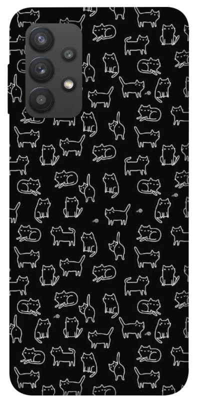 Чохол на Samsung Galaxy A32 (A325F) 4G Black Cats фото 1 з 1