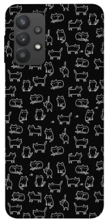 Чохол на Samsung Galaxy A32 (A325F) 4G Black Cats фото 1 Чохол на Samsung Galaxy A32 (A325F) 4G Black Cats фото 1 з 1