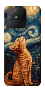 Чехол на Realme Narzo 50A van gogh cat фото 1 из 1