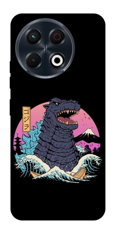 Чехол на TECNO Spark 30 Pro (KL7) Годзила фото 1 из 1