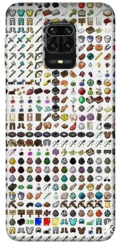 Чохол на Xiaomi Redmi Note 9s / Note 9 Pro / Note 9 Pro Max Minecraft v2 фото 1 з 1