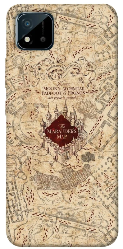 Чехол на Realme C20 Harry Potter Marauder's Map фото 1 из 1