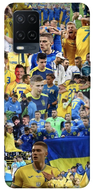 Чехол на Oppo A54 4G UA-Football ver.6 фото 1 из 1