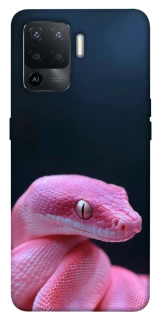 Чехол на Oppo Reno 5 Lite Розовая Змея фото 1 из 1