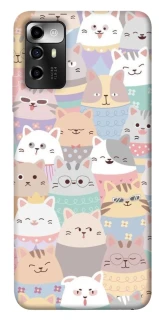 Чохол на ZTE Blade V40 Vita Funny Kittens ver.2 фото 1 з 1